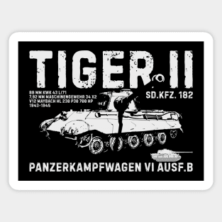 German Tiger II heavy tank Sticker